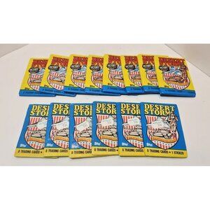 Vtg Desert Storm Trading Cards New In Package 14 Packs Victory & Homecoming